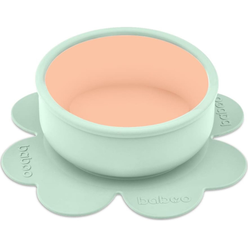 Baboo Silicone Suction Bowl Peachy Keen