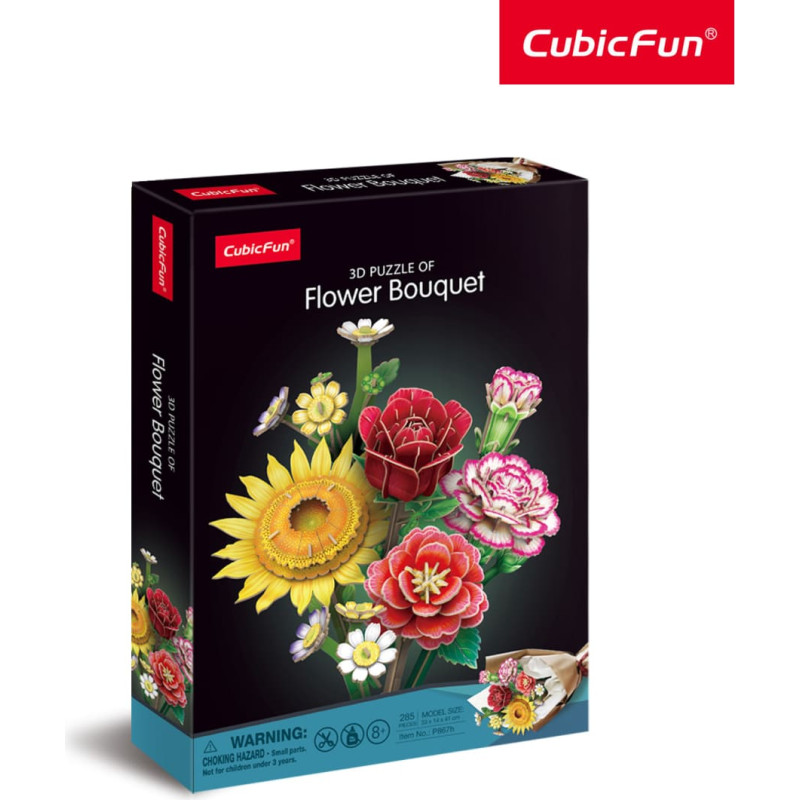Cubic Fun CUBICFUN 3D Puzzle Flower Bouquet - Combination