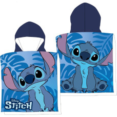 FAST DRY PONCHO 50X100 CM LILO AND STITCH BLUE LIL36-5077 MICROFIBER
