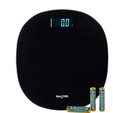 Salter SA00709BFEU12 Round Electronic Scale, Black