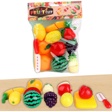 Toy cutting fruits with Velcro
