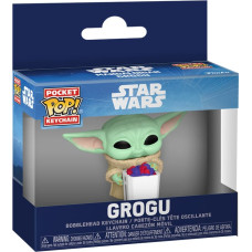 Funko POP! Keychain: Mandalorian & Grogu - Grogu with Snack