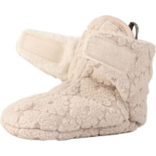 Lodger Slipper Folklore Fleece Baby fleece slippers, Birch, 12-18, SLF_599_12-18