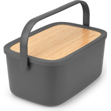 BRABANTIA bread box, Dark Grey