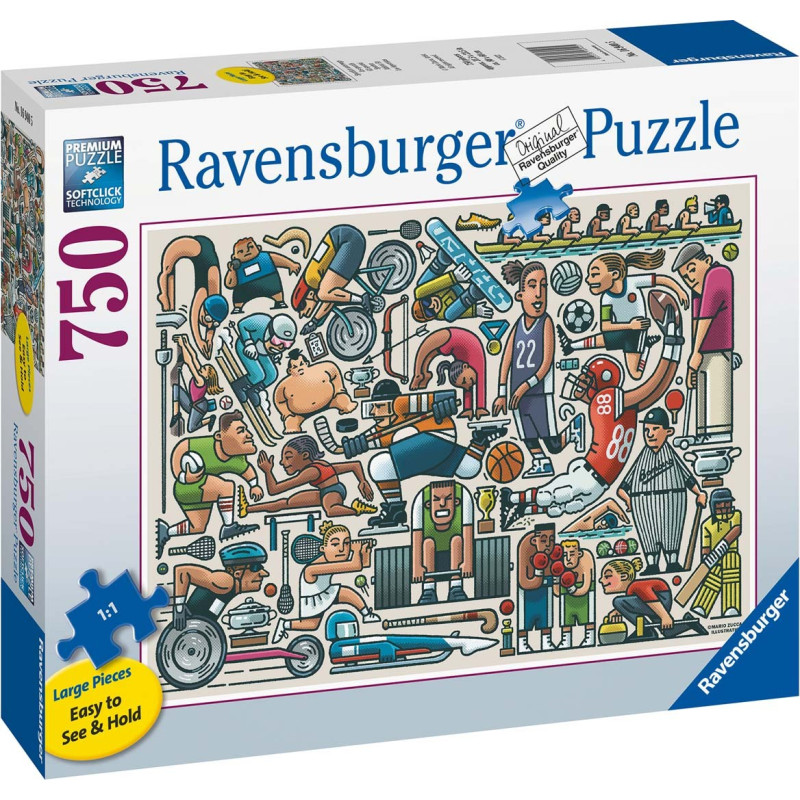 Ravensburger puzzle Athletic Fit 750pLF 16940