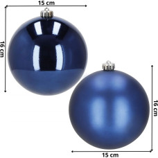 Springos Christmas balls Springos CA1180 15 CM 2 PCS.