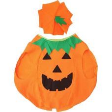 Springos Halloween decoration pumpkin costume with hat Springos HA5223 2 elements.