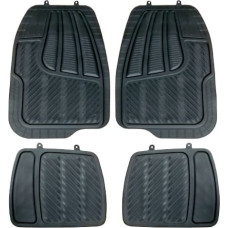 Bottari Set of PVC mats ''STRONG RAIN'', black