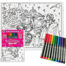 Splat Planet Colouring placemat PRINCESS