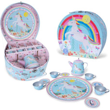 Floss & Rock Tin Tea Set 11 Piece - Rainbow Fairy