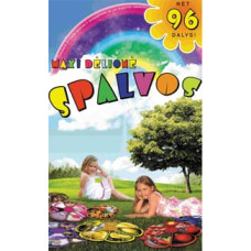 PIO Educational puzzle COLOURS (Lithuanian), age 3-6