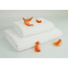 TOWEL FIVE STAR 50X100 TERRY WHITE 550G.