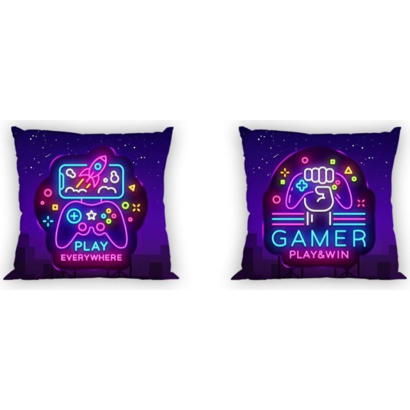 CUSHION COVER 40X40 YOUTH 021 NEON COTTON.