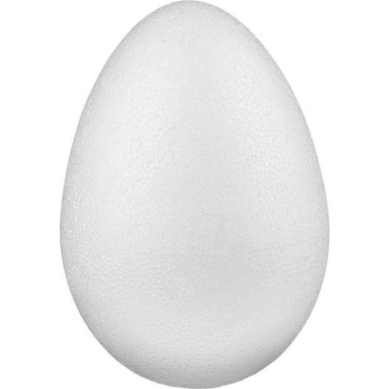 Styrofoam Eggs, 12 pcs