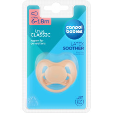 Canpol BABIES latex cherry soother NUDE, 6-18m,  23/224_cre