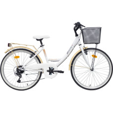 Bottari Women's bicycle 24'' ''PARMA'', white/beige