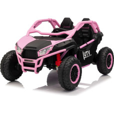 KIKKABOO Rechargeable Car Candy Buggy Pink + 12V/10AH Battery Included