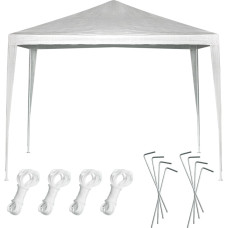 Garden Party Tent Pavilion, Commercial Gazebo, White 3 x 3 m