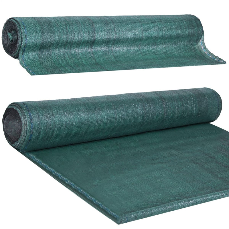 Springos Shading net Springos SN0021 65 g/m2 1.5x50m 200 Cable ties, green