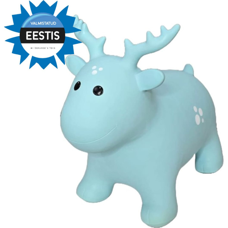 Gerardo's Toys Jumpy bouncing animal – moose, blue