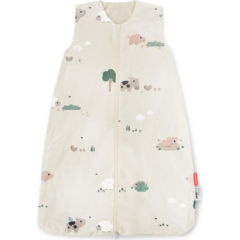 Done By Deer sleeping bag TOG 1.0 Tiny farm 90 cm Sand