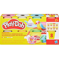 Hasbro Play Doh PLAY-DOH Plastilīna trauciņi, 8 gab.