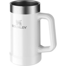 Stanley Alus kauss The Big Grip Beer Stein 0,7L glancēts balts
