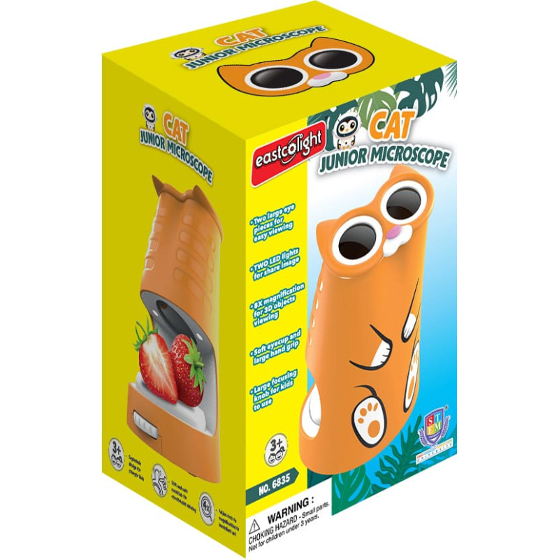 Eastcolight Mans pirmais mikroskops (Kaķis)