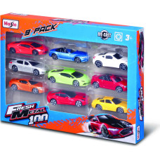 Maisto Die-Cast MAISTO DIE CAST auto model set Fresh Metal 3", 9 pack, 11077