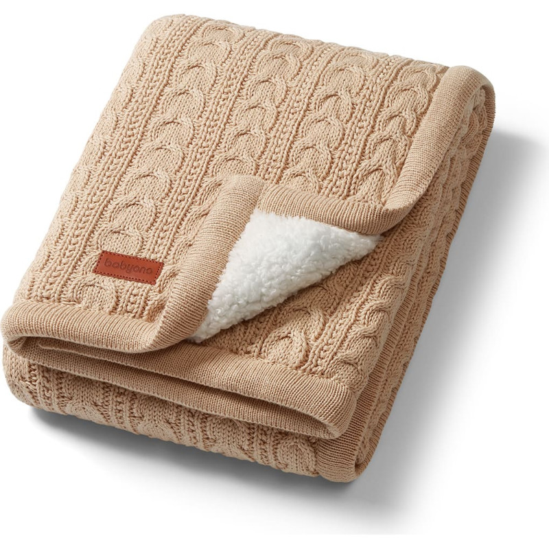 Babyono B.O.1657 – Cotton Blanket with Insulation, Beige