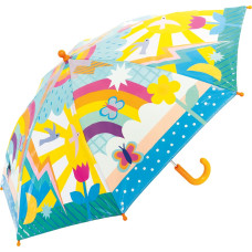 Floss & Rock Large Colour Changing Umbrella - Rainbows