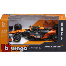 Bburago 1:43 sacīk&scaron;u automodelis McLaren F1 Team MCL38, sortiments, 18-38214