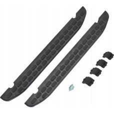 Adbor Footrests for Piccolino and Lumo sledges, black (2 pcs)