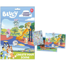 Kids Euroswan - Akcesoria Licencyjne CREATE YOUR SCENE NOTEBOOK BLUEY