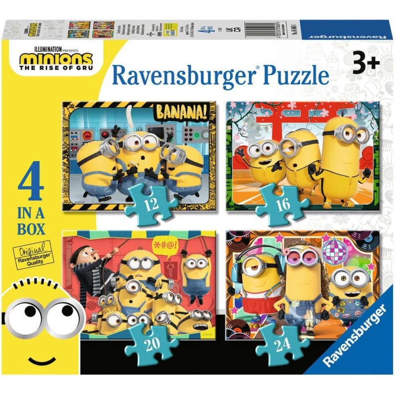 Ravensburger Puzzle 4in1 Minions 3+