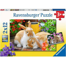 Ravensburger Puzzle 2x12 pcs Little Cuddle