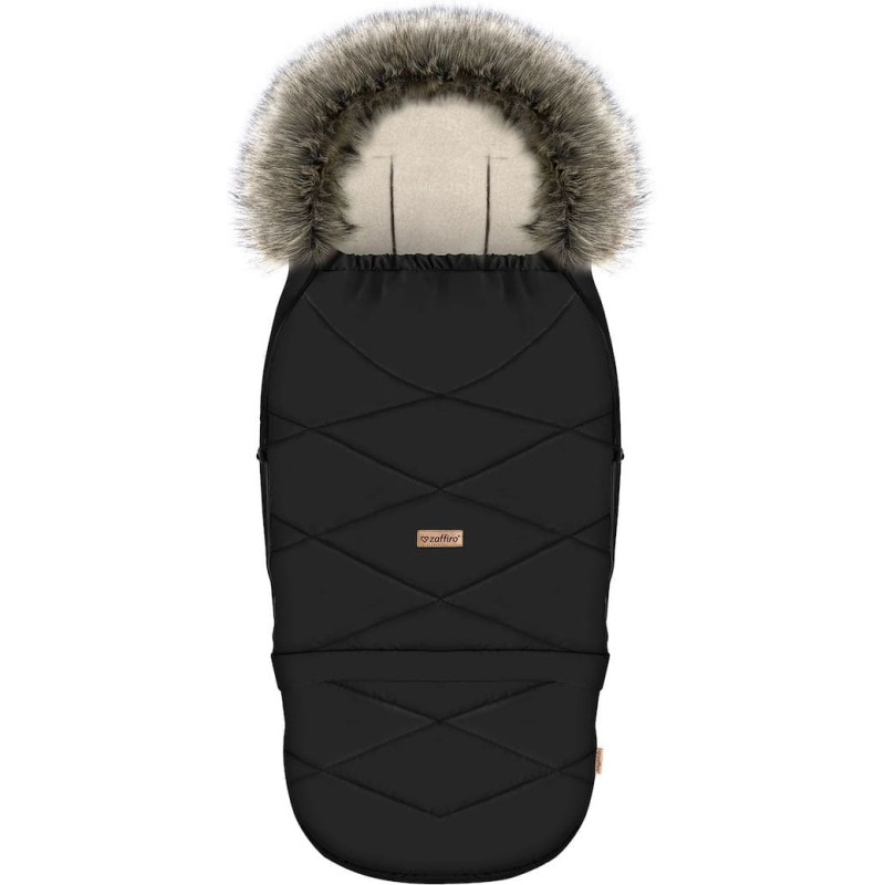 Adjustable footmuff with bag GrowUP Aspen 0-36m black