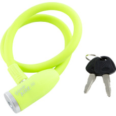 Bottari Cable lock "ZINC", &Oslash;12x650mm, lemon