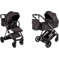 Junama Universal stroller 2 in 1 Ellegante 01 Grey – electro-polished frame