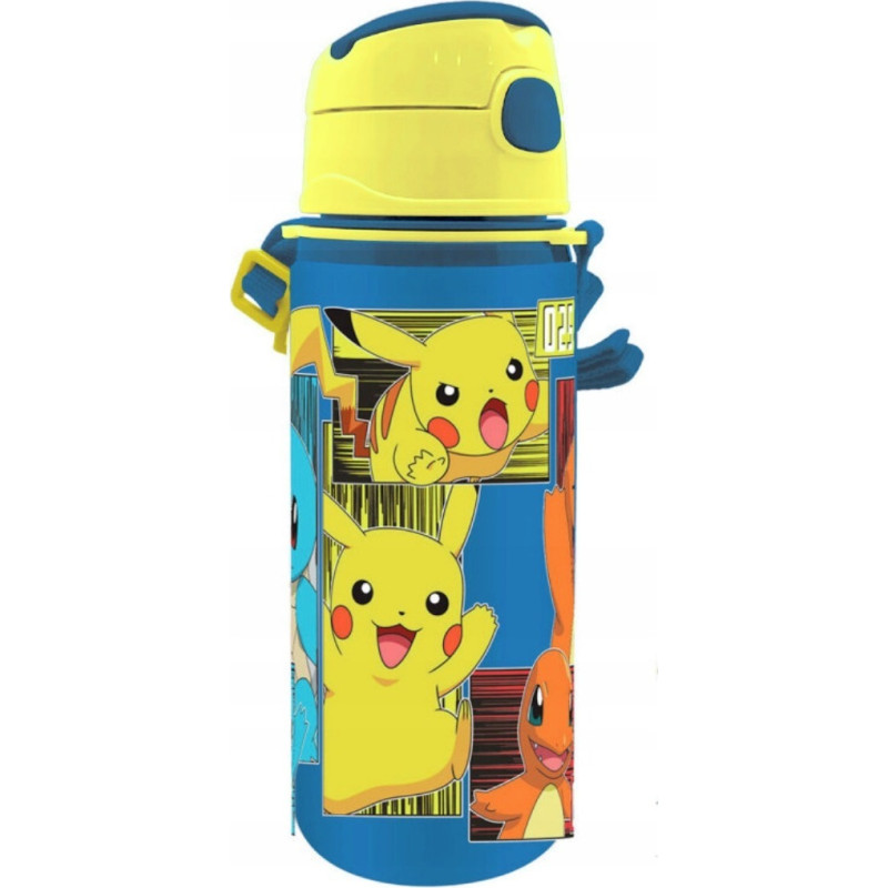 Kids Euroswan - Akcesoria Licencyjne ALUMINIUM WATER BOTTLE WITH STRAP 600 ML