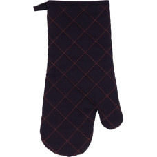 Asi Collection Karstumizturīgs cimds grilam 18x38cm melns/sarkanas &scaron;uves