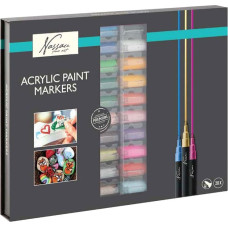Nassau acrylic marker set, 20 pcs