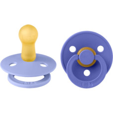 Bibs Colour Round SS26 pacifiers Hush / Grape 0-6m 2pcs