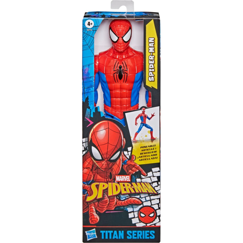 Spider-Man Figure Titan Series  Red Blue Classic Spiderman 30 cm