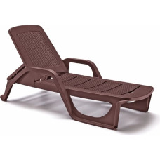 Bica Sauļo&scaron;anās krēsls Nilo brūns