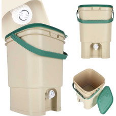 LUARO household composter, 15 L compost bin for kitchen waste