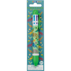 Floss & Rock Six Colour Pen, Dino