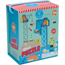 Floss & Rock Shaped Jigsaw Puzzle, Construction, 60 pcs.