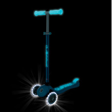 Globber scooter Primo Plus Glow Lights, blue, 443-100