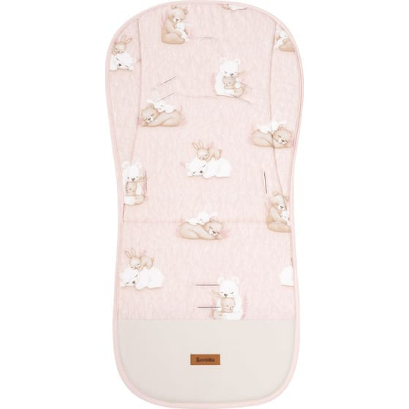 Sensillo STROLLER INSERT MUSLIN BEAR AND RABBIT